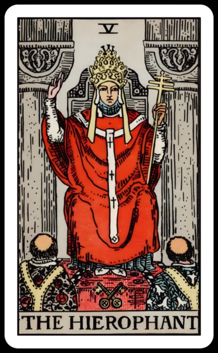 Aziz tarot kartı