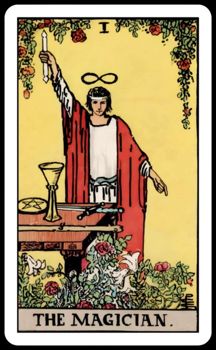 Büyücü tarot kartı