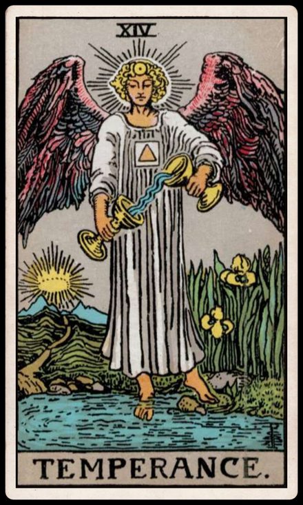 Denge tarot kartı