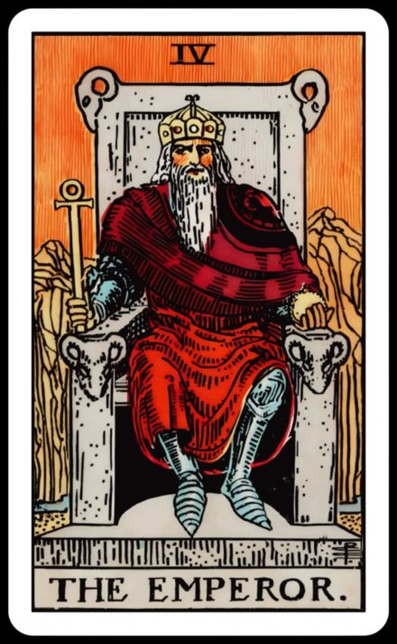 İmparator tarot kartı