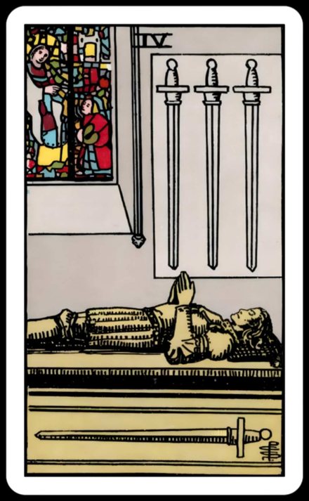Kılıç Dörtlüsü tarot kartı
