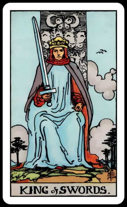 Kılıç Kralı tarot kartı