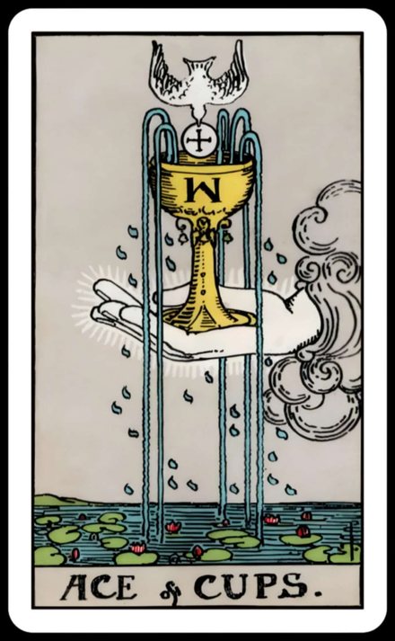 Kupa Ası tarot kartı