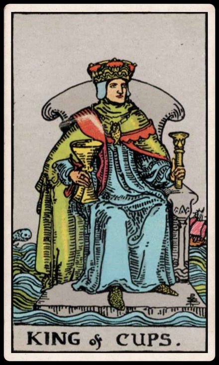 Kupa Kralı tarot kartı