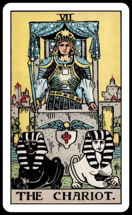 Savaş Arabası tarot kartı
