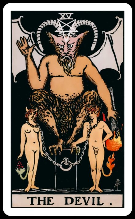 Şeytan tarot kartı