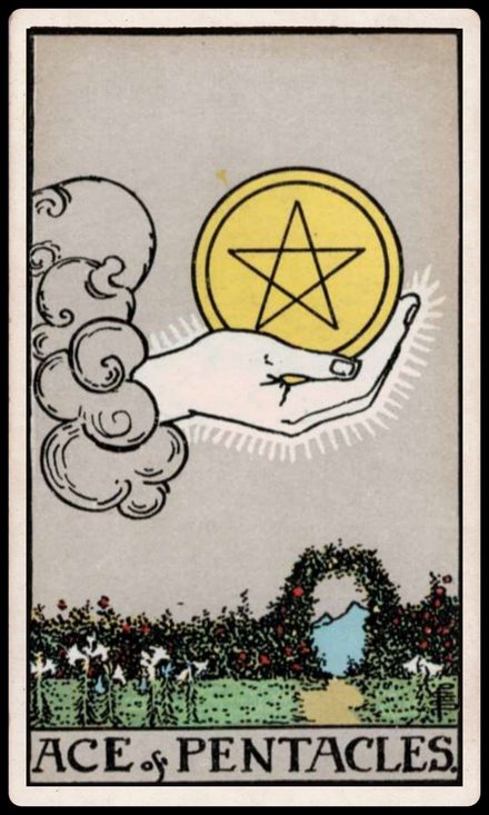 Tılsım Ası tarot kartı