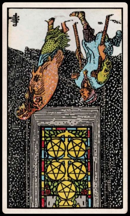 Tılsım Beşlisi ters tarot kartı