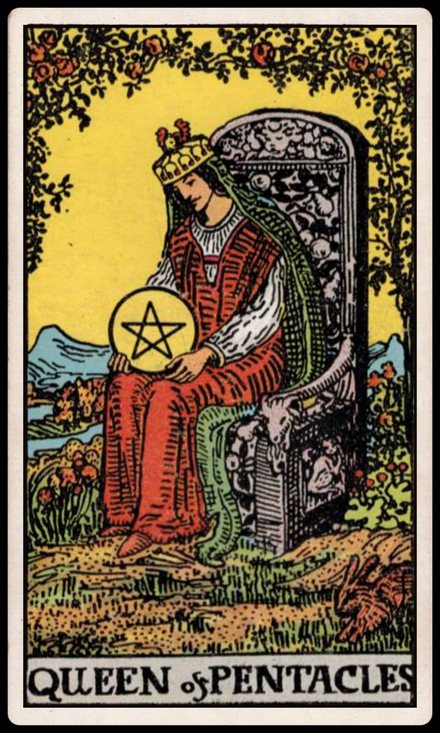 Tılsım Kraliçesi tarot kartı