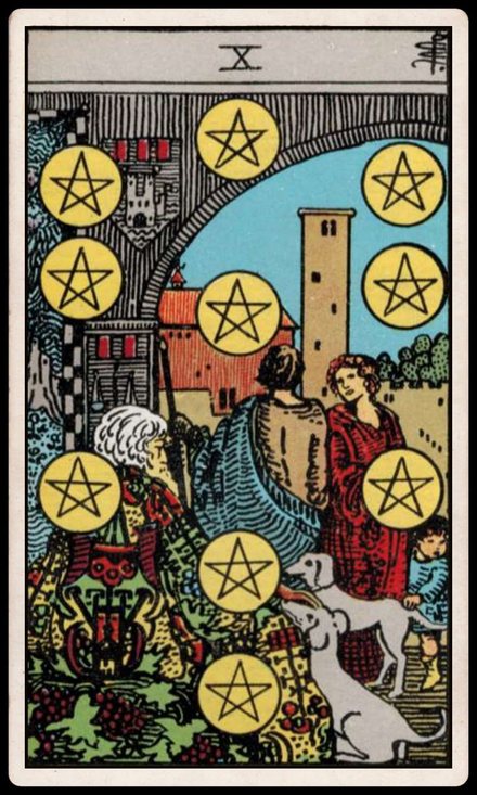 Tılsım Onlusu tarot kartı