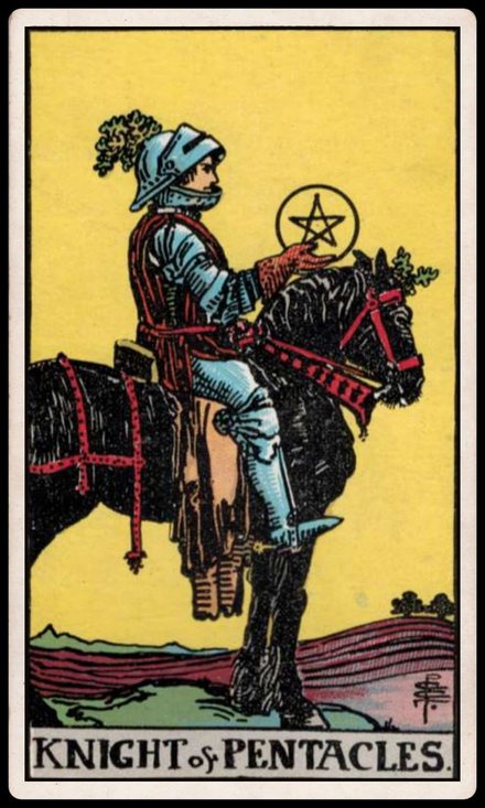 Tılsım Şövalyesi tarot kartı