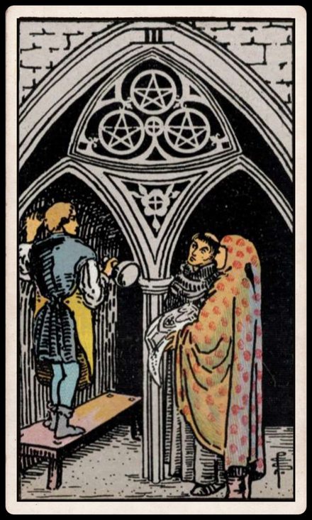 Tılsım Üçlüsü tarot kartı