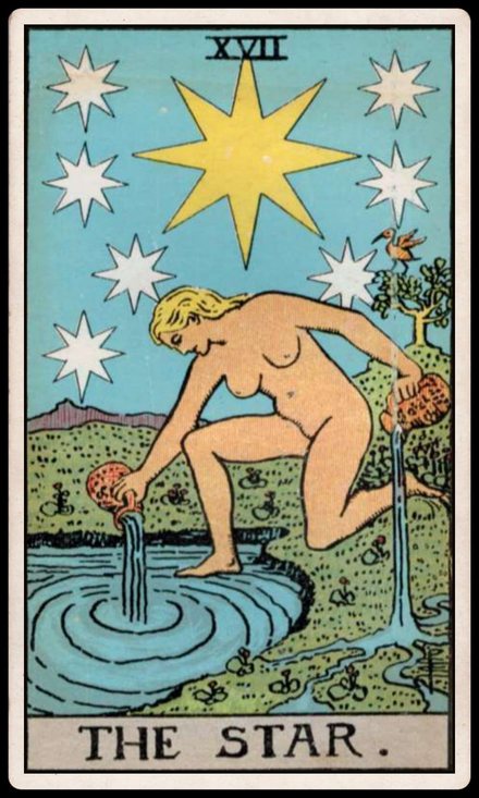 Yıldız tarot kartı